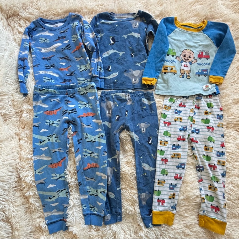 Cocomelon and Carters Pajama Sets
